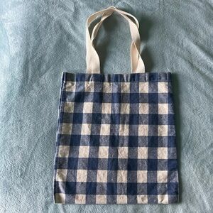 Old Navy Cream and Blue Tote Bag